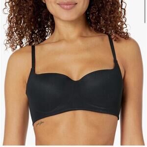 Steve Madden Bra Womens Size 32DDD Black Modern Mesh Balconette NEW Basic Casual